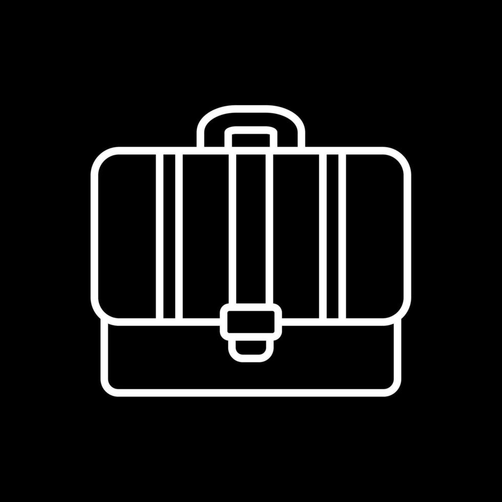 Portfolio Line Inverted Icon Design vector