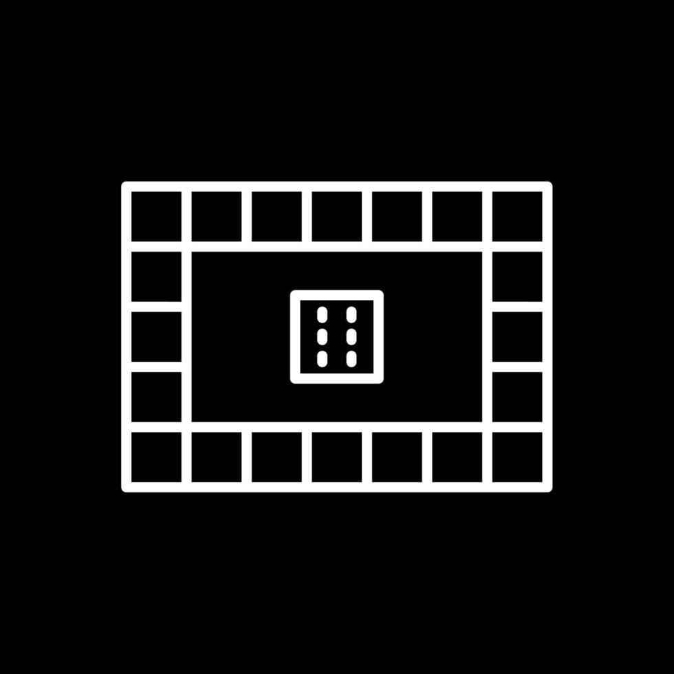 Board Games Line Inverted Icon Design vector