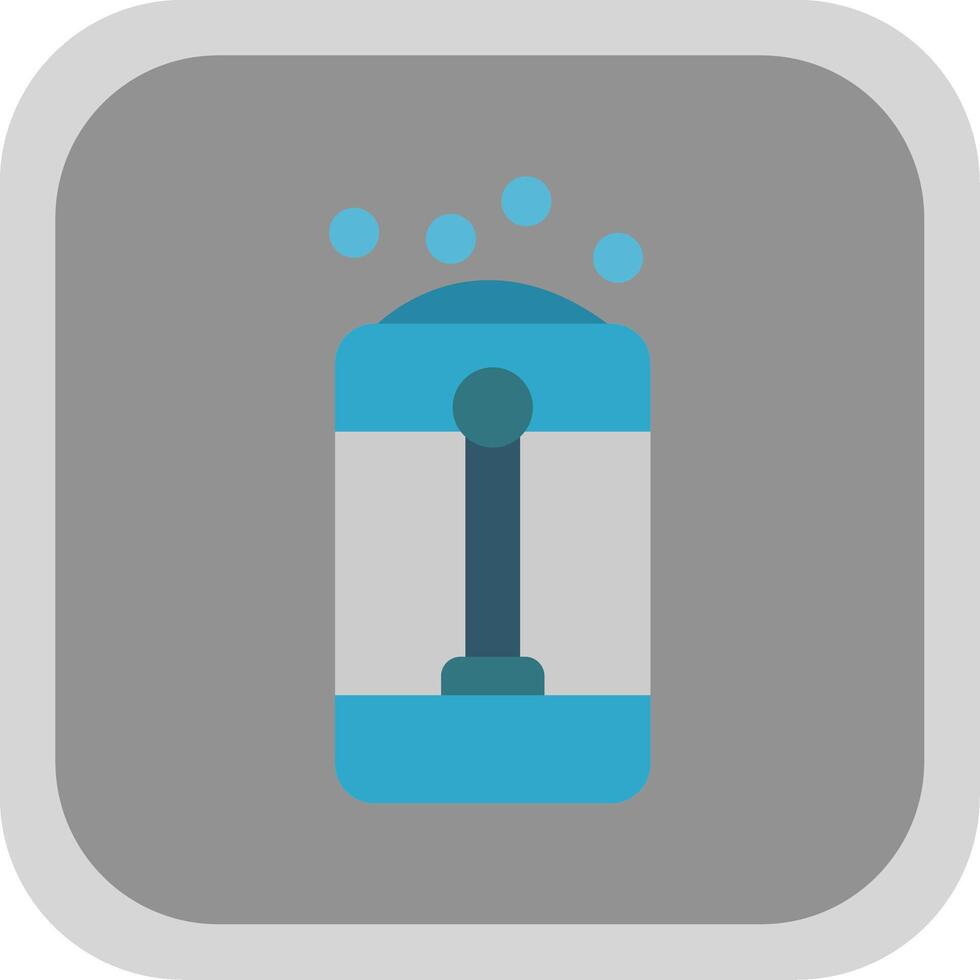 Humidifier Flat round corner Icon Design vector