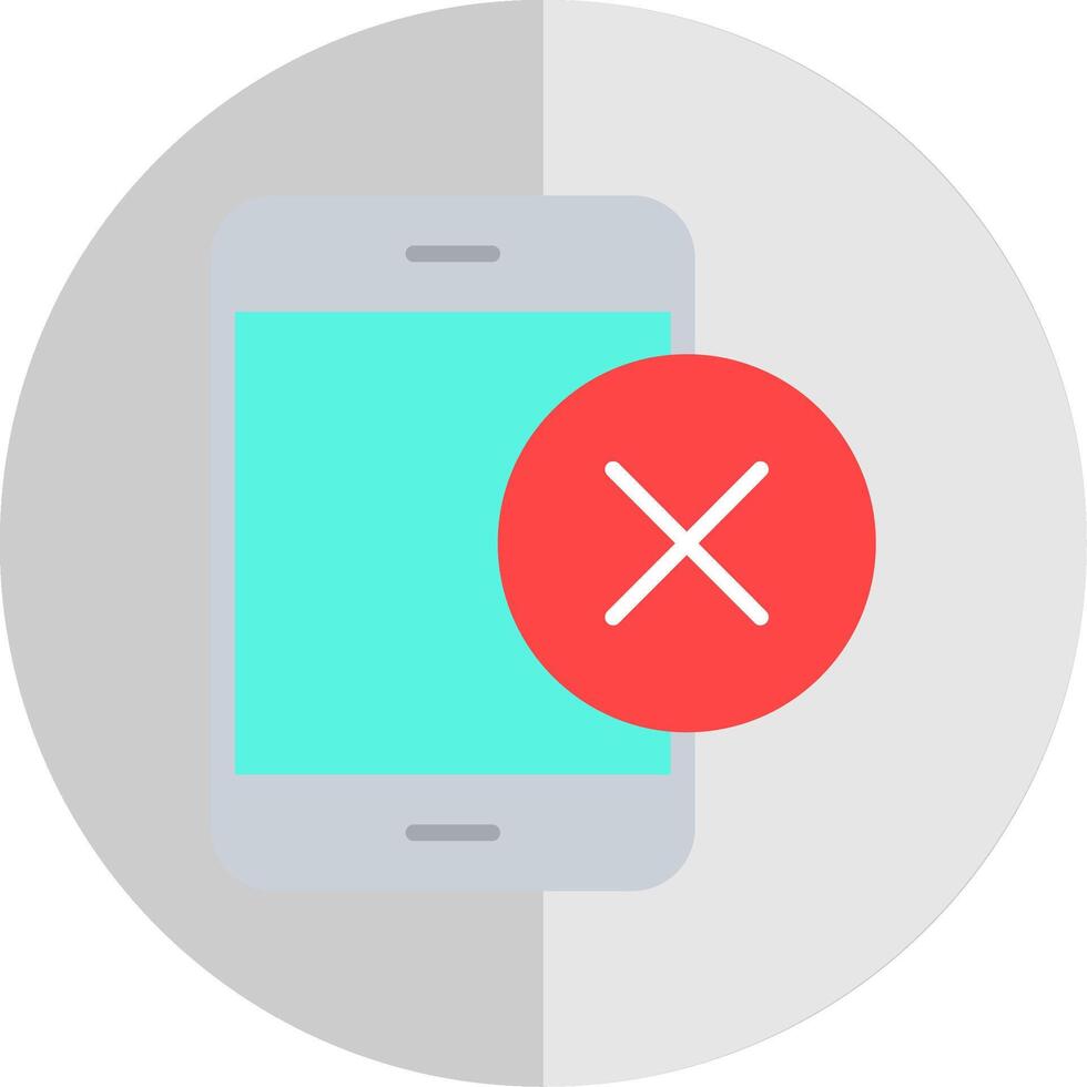 Smartphone Flat Scale Icon Design vector