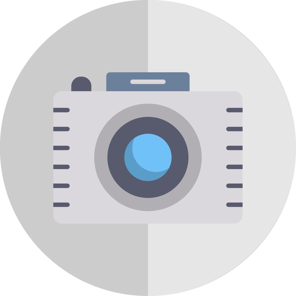 Photography Flat Scale Icon Design vector