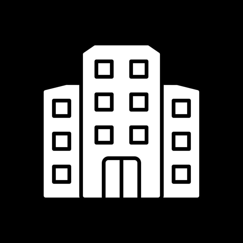 Flats Glyph Inverted Icon Design vector