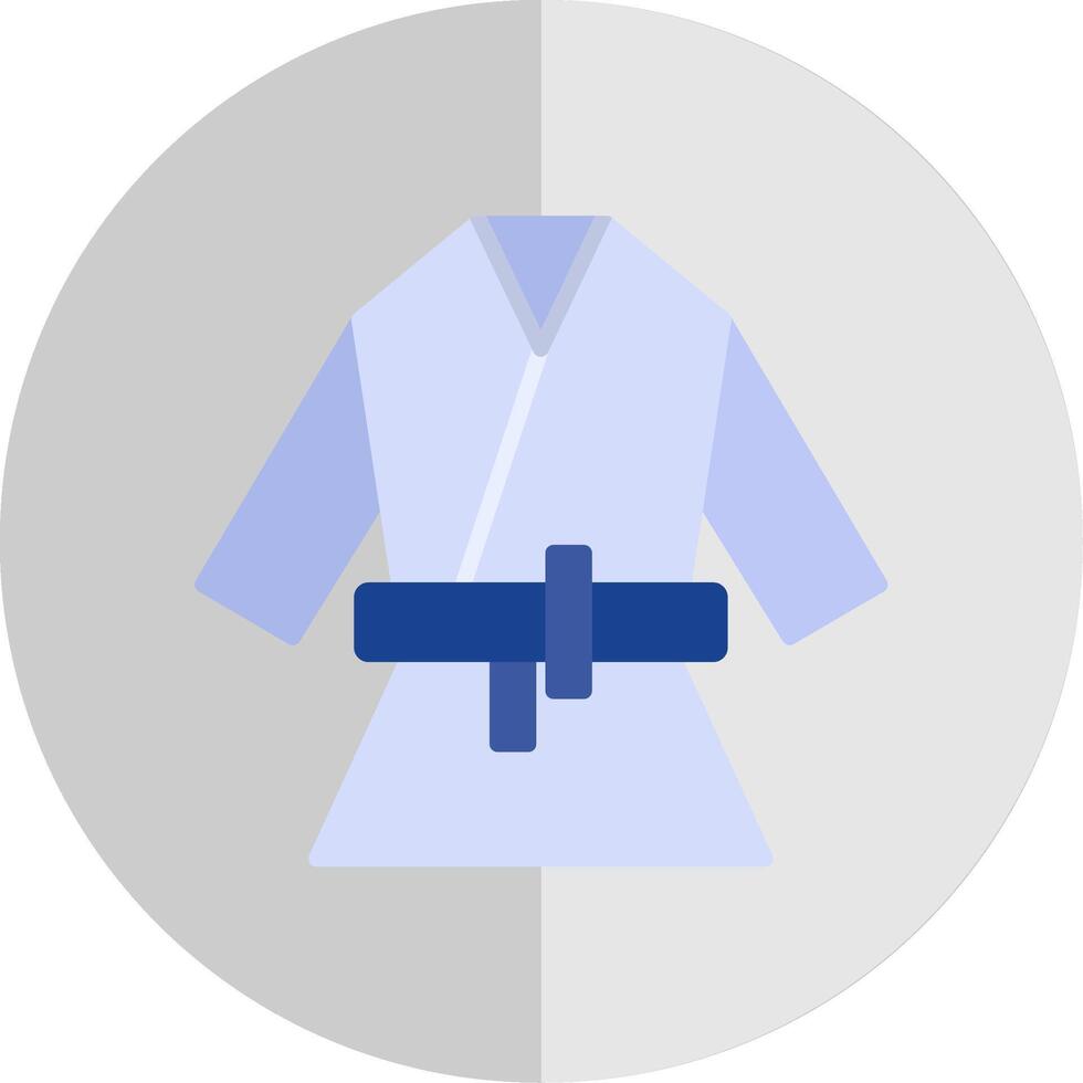 Kimono Flat Scale Icon Design vector