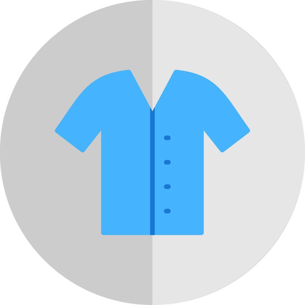 Shirt Flat Scale Icon Design vector