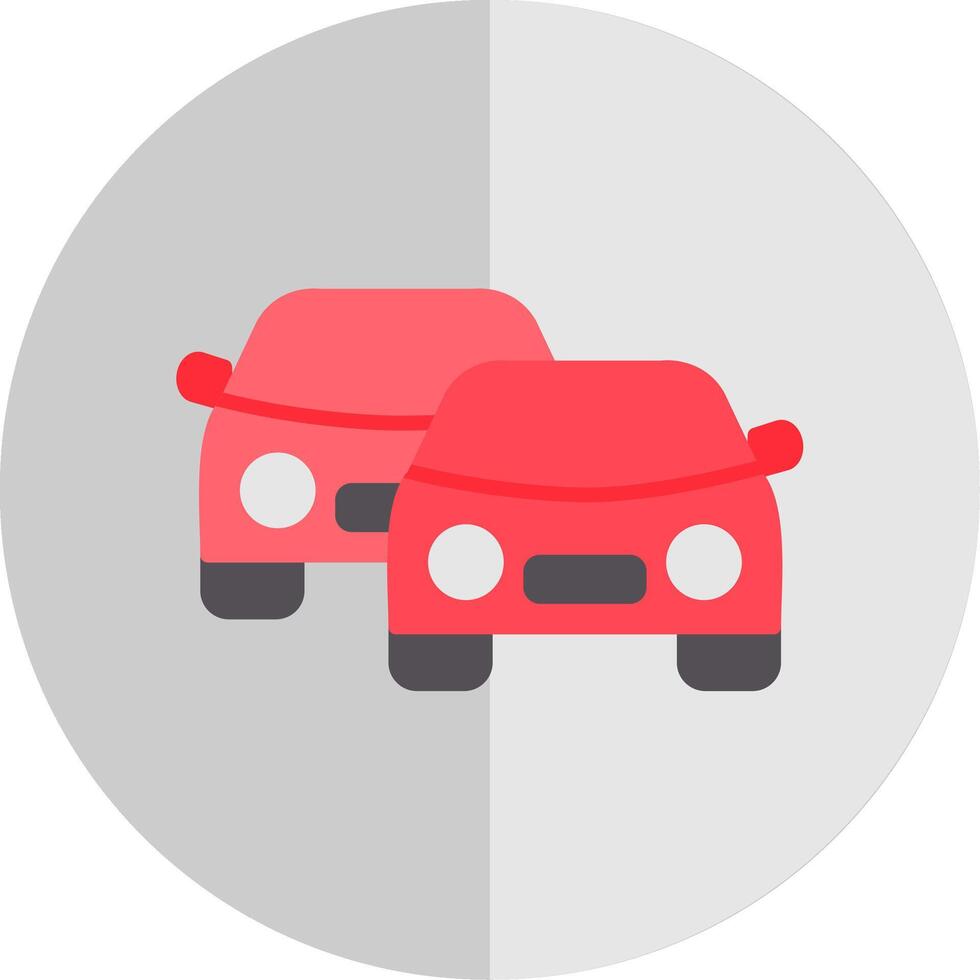 Cars Flat Scale Icon Design vector
