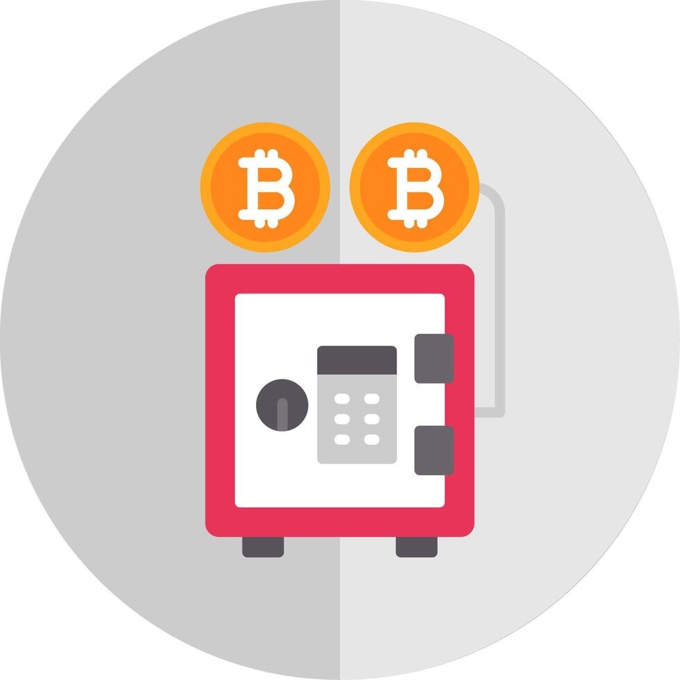 Proof Stake Flat Scale Icon Design vector