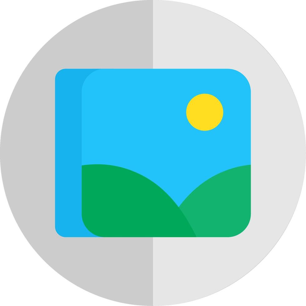 Photos Flat Scale Icon Design vector