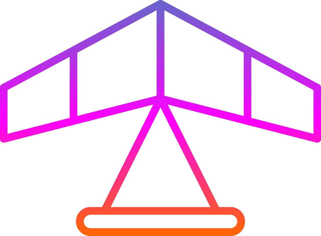 Gliding Line Gradient Icon Design vector