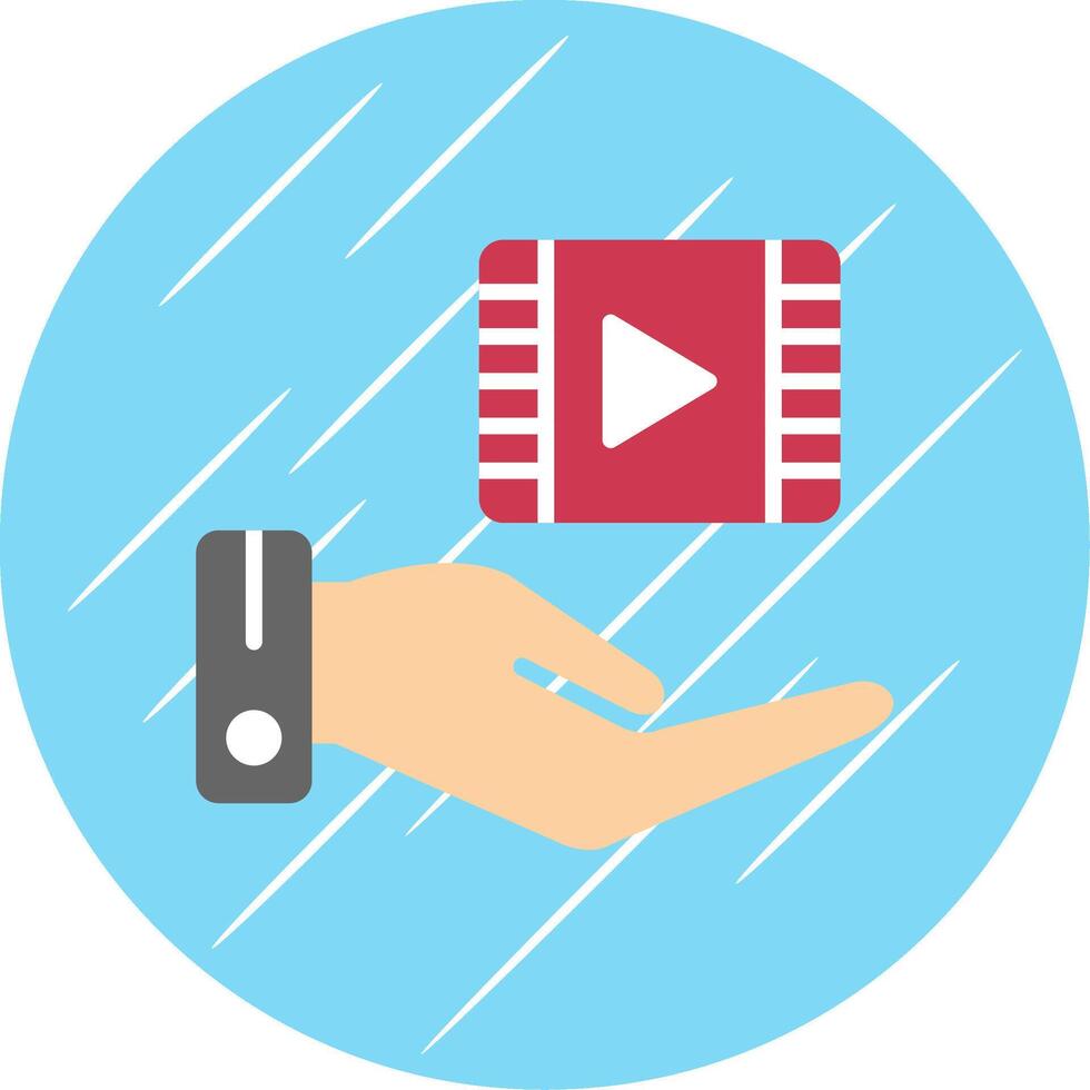 Flat Circle Icon Design vector