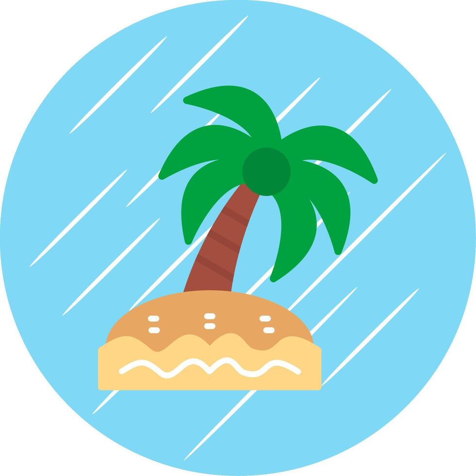 Palm Tree Flat Circle Icon Design 43950542 Vector Art at Vecteezy