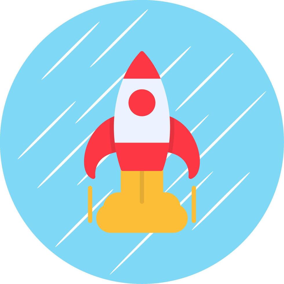 Business Startup Flat Circle Icon Design vector