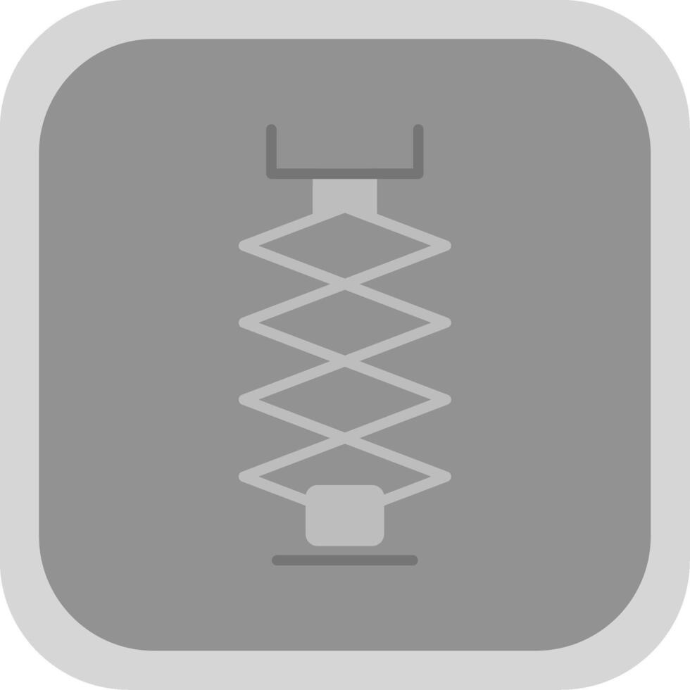 Car Jack Flat round corner Icon Design vector