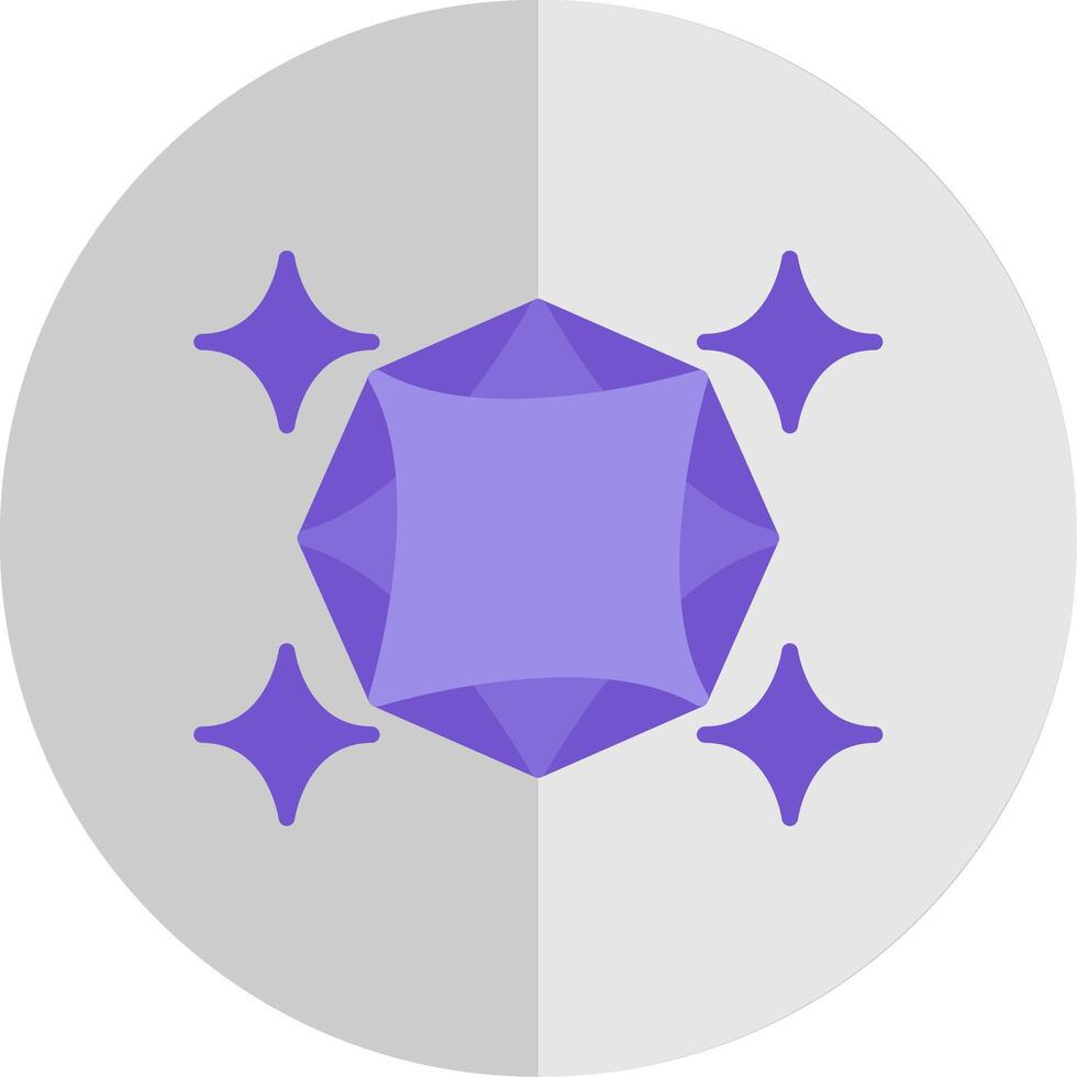 Sapphire Flat Scale Icon Design vector