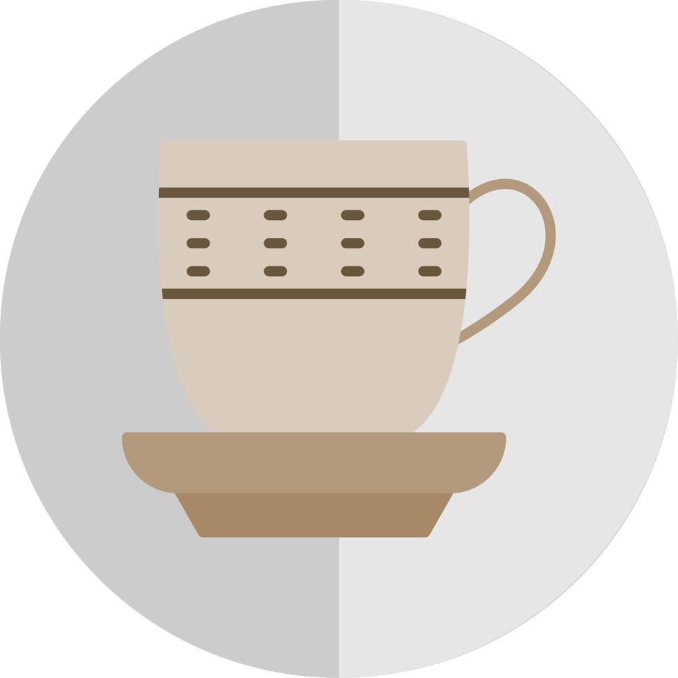 Cup Flat Scale Icon Design vector