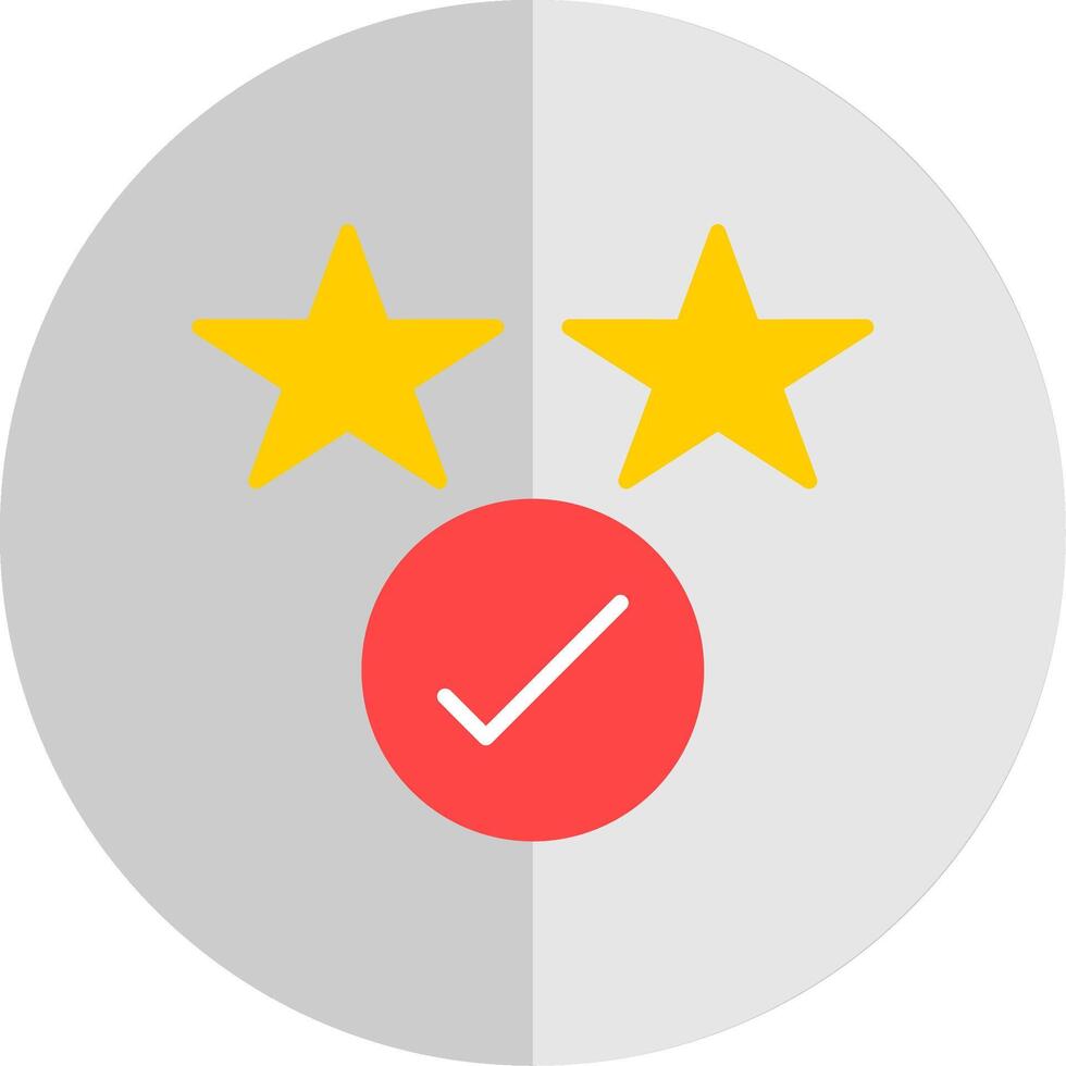 Rating Flat Scale Icon Design vector