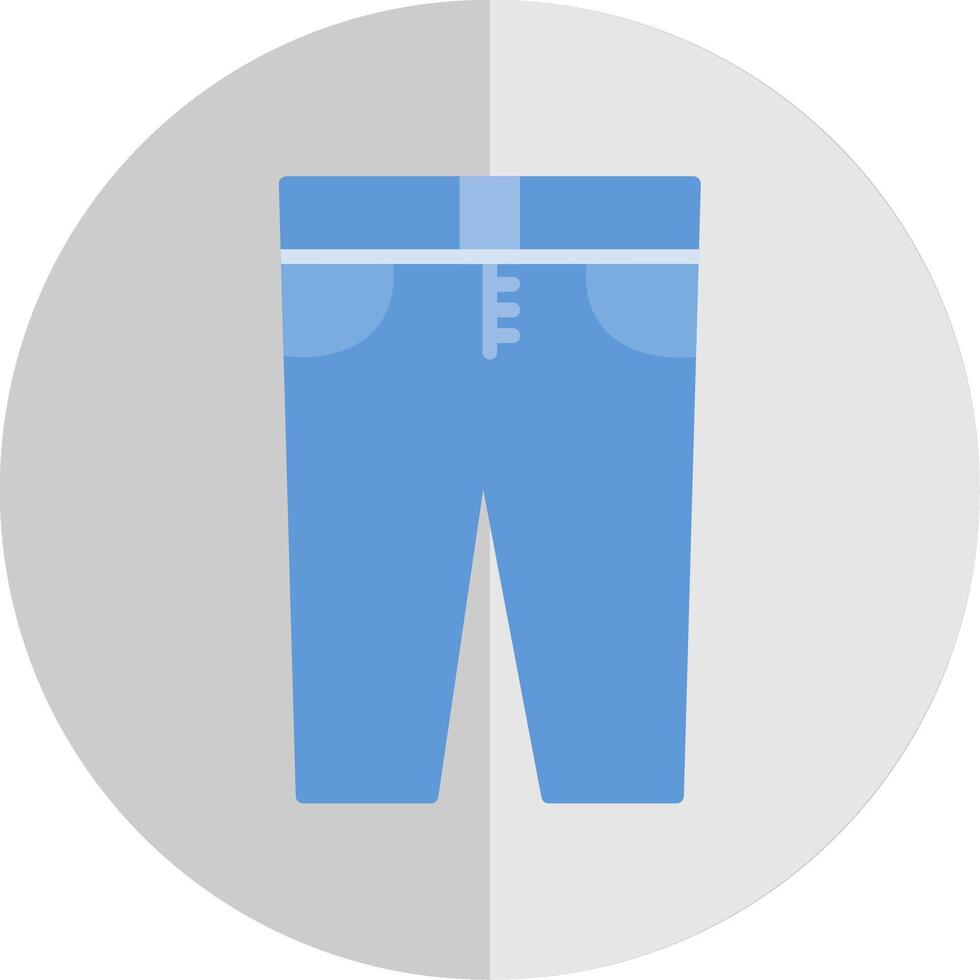 pantalones plano escala icono diseño vector