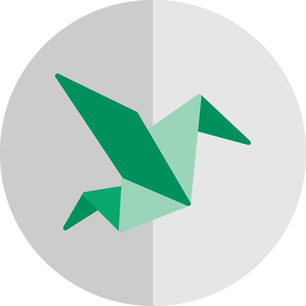 Origami Flat Scale Icon Design vector