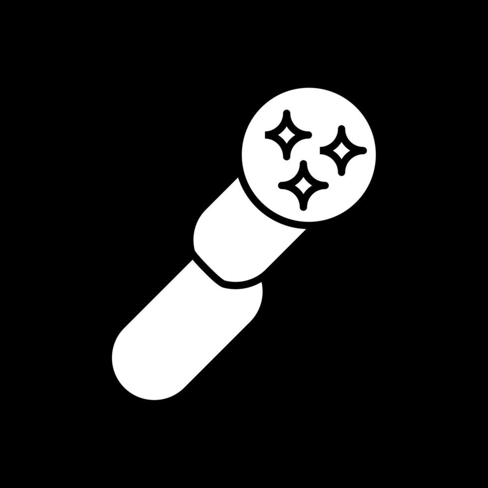Clean URL Glyph Inverted Icon Design vector