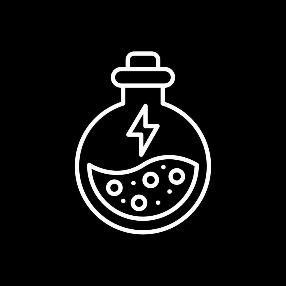 Scientific Line Inverted Icon Design vector