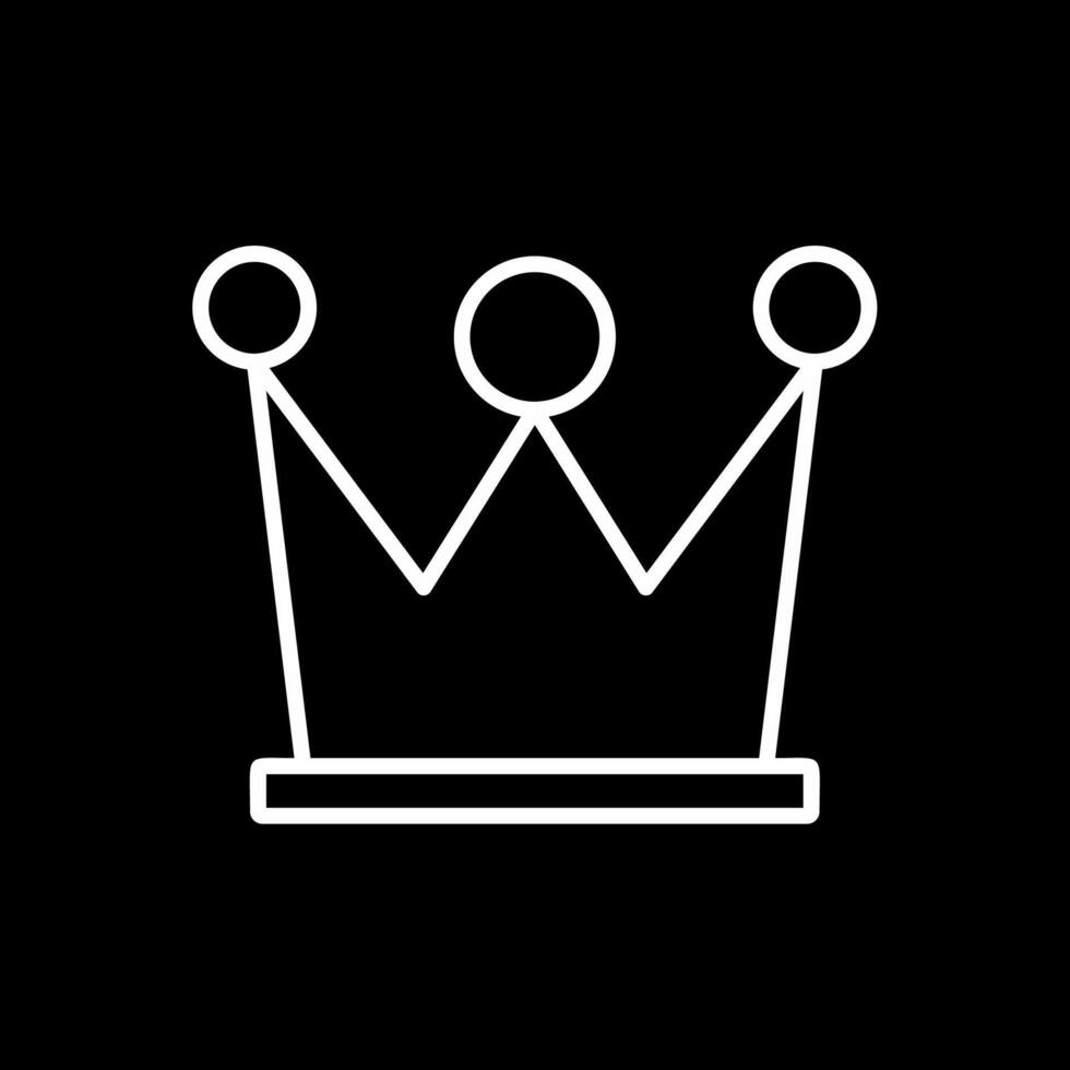 High Quality Content Line Inverted Icon Design vector
