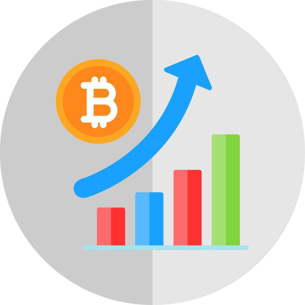 Increase Sales Flat Scale Icon Design vector