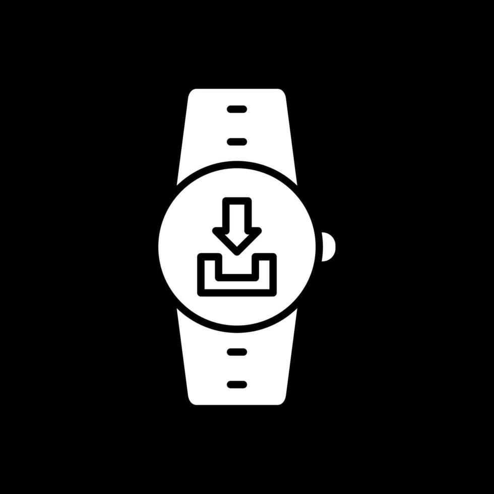 Download Glyph Inverted Icon Design vector