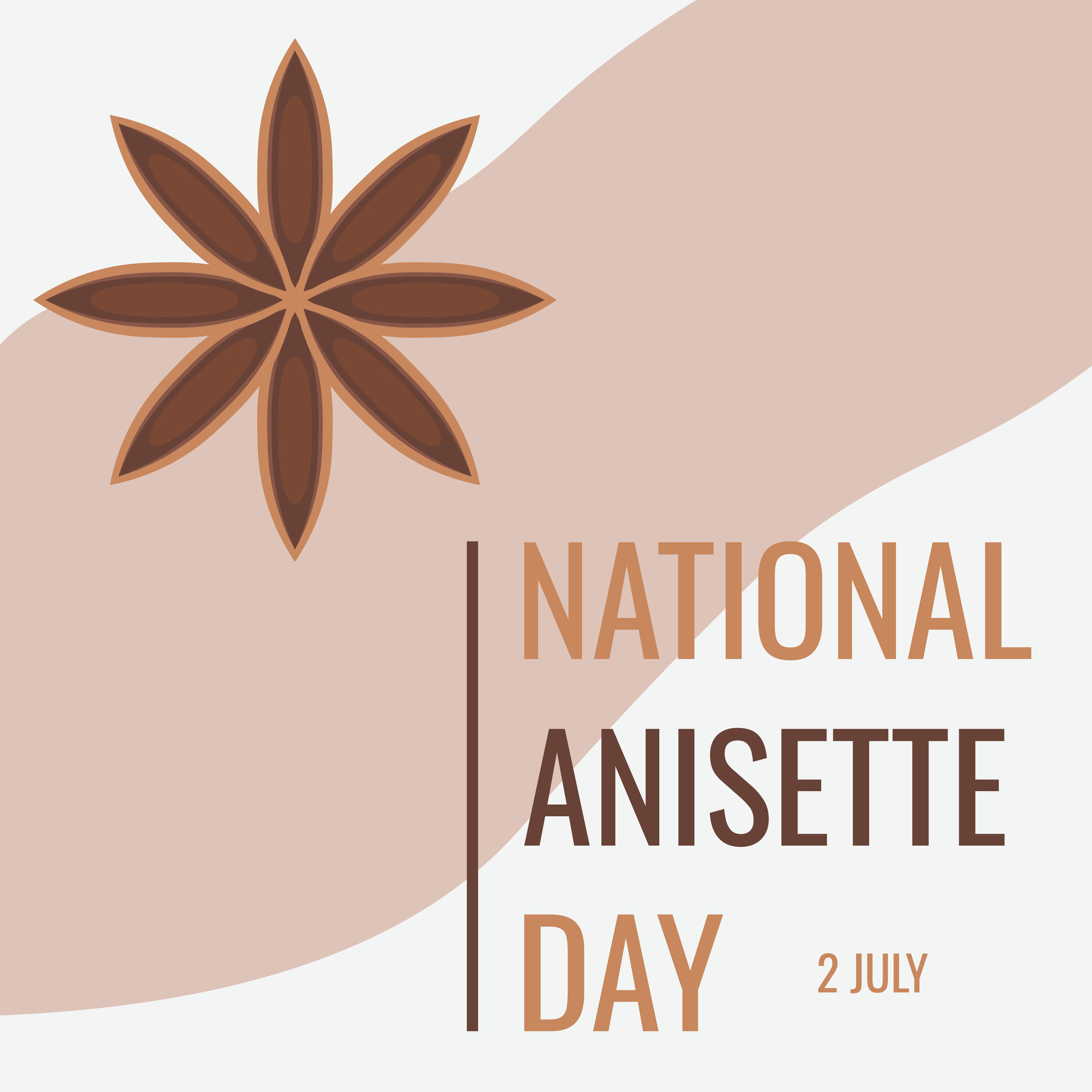 national anisette day celebration. anis drink. Anise flowering plant ...