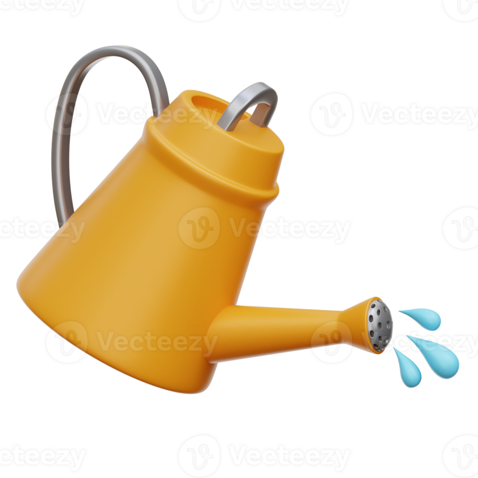 Watering Can 3d Illustration png