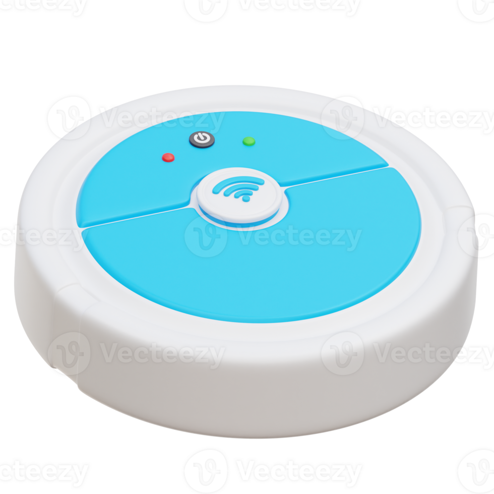 Robot Vacuum 3d Illustration png