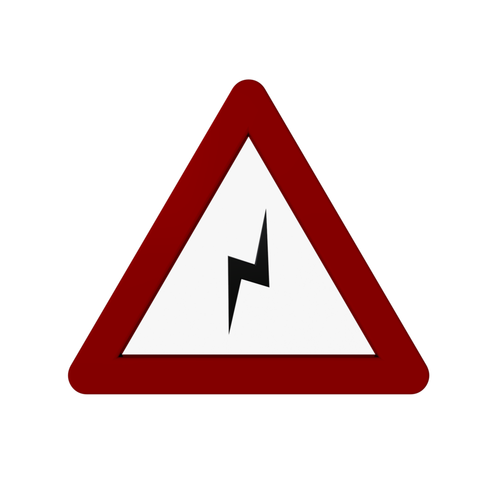 Street Sign 3D render png