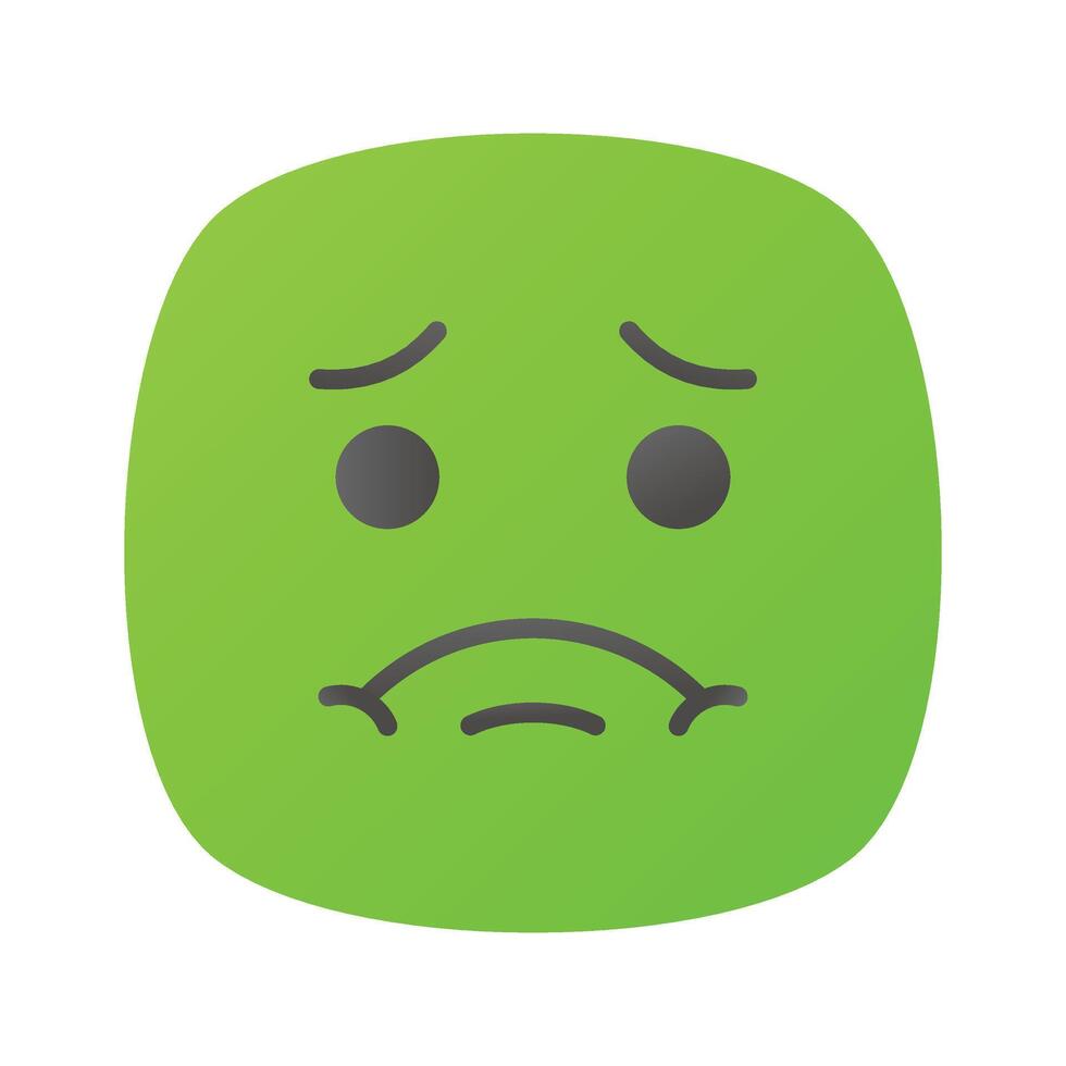 creativo icono de enfermo emojis, Listo a utilizar en sitio web y móvil aplicaciones vector