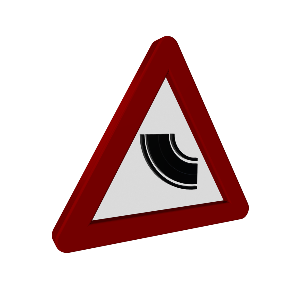 Street Sign 3D render png