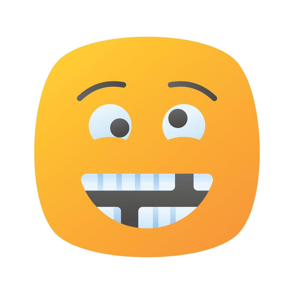 Visually perfect dumb emoji icon design, easy to use and download vector