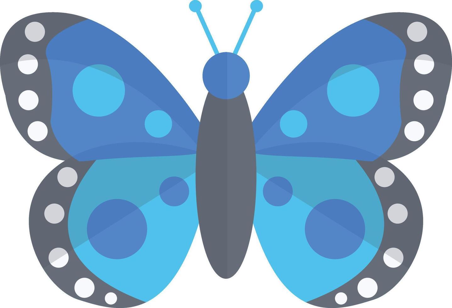 Adorable Butterfly Illustration with Cute Cartoon Style. with Beautiful Color Concept. vector