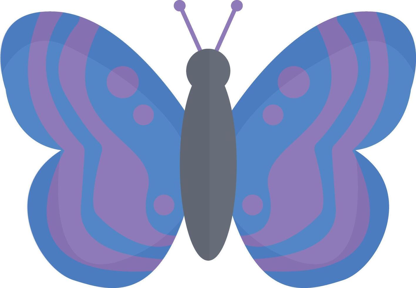 Adorable Butterfly Illustration with Cute Cartoon Style. with Beautiful Color Concept. vector