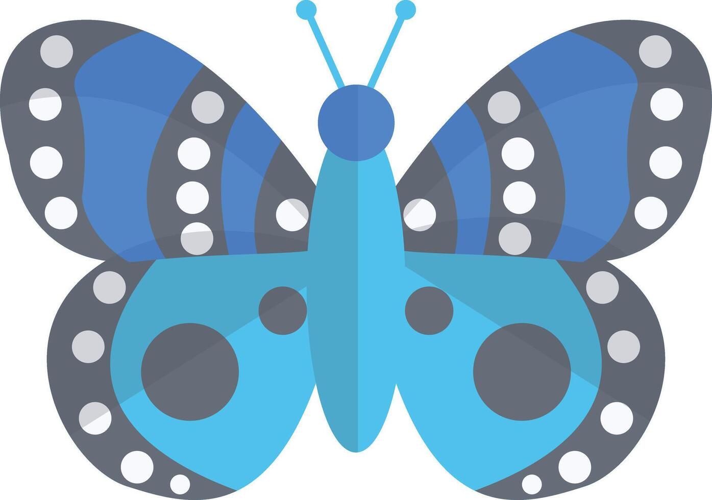 Adorable Butterfly Illustration with Cute Cartoon Style. with Beautiful Color Concept. vector