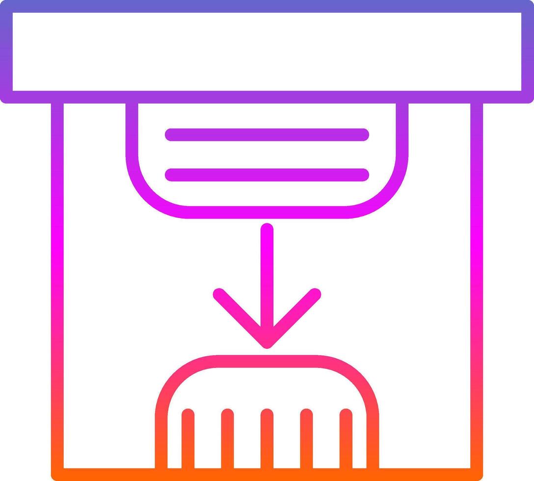 Save Line Circle Sticker Icon vector