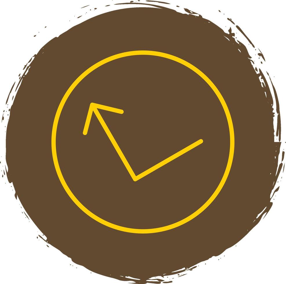 Bounce Line Circle Sticker Icon vector