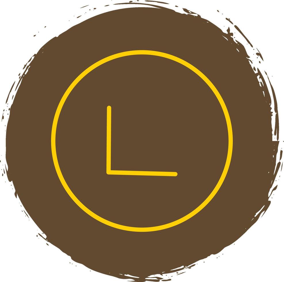 Chevron Line Circle Sticker Icon vector