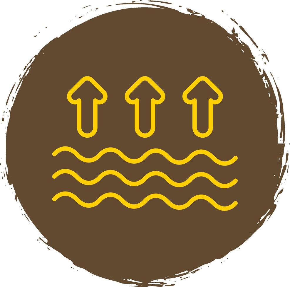 Arrows Line Circle Sticker Icon vector