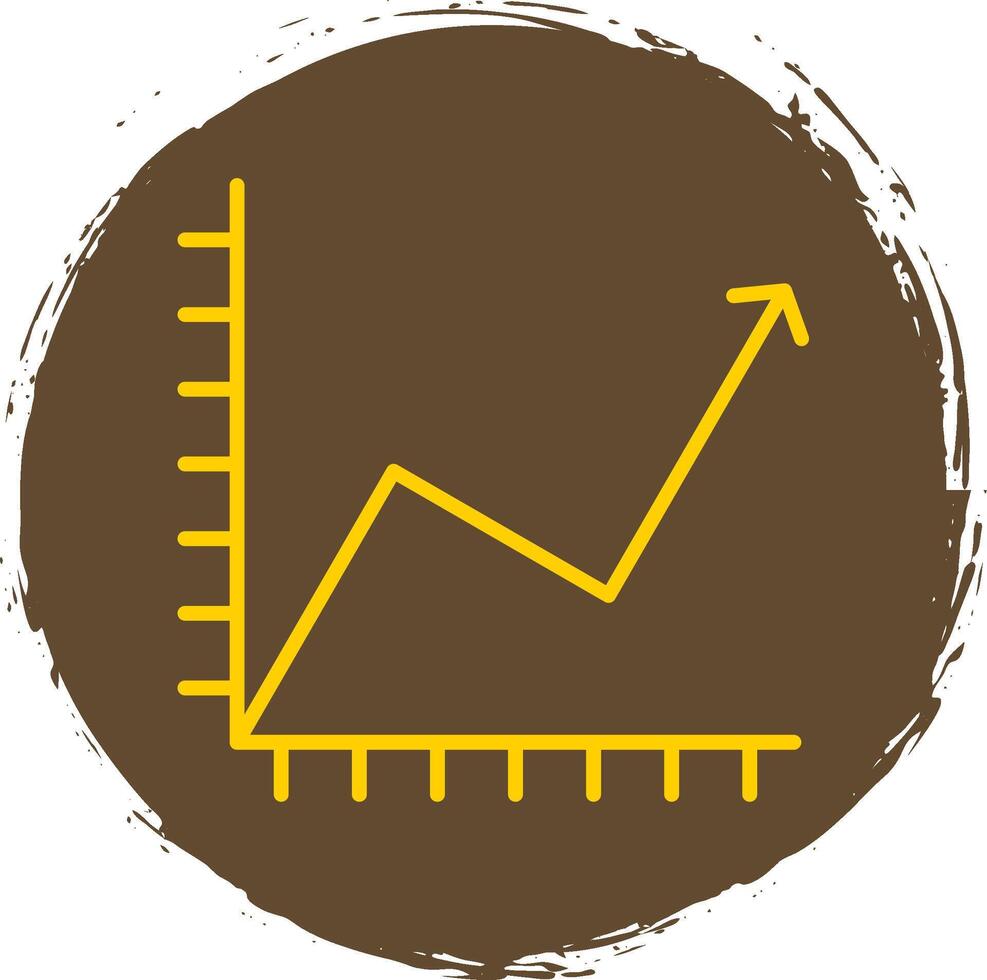 línea circulo pegatina gráfico línea circulo pegatina icono vector