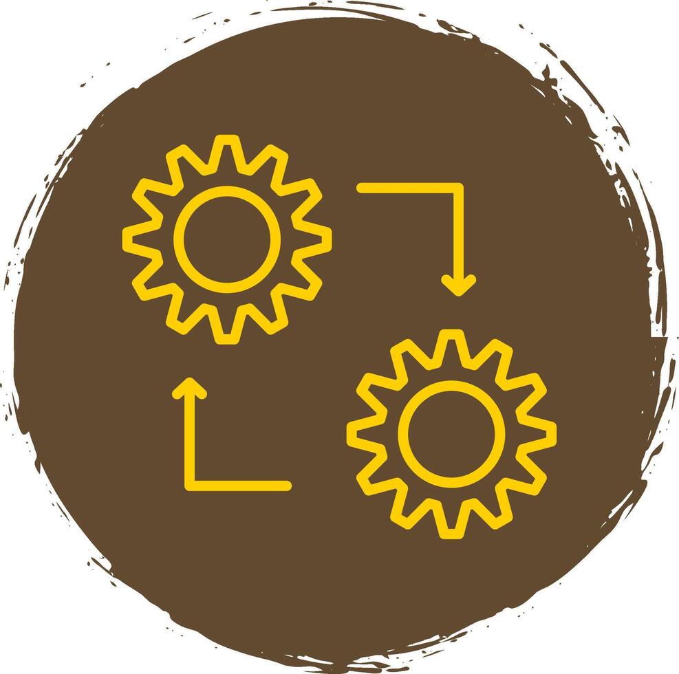 Methodology Line Circle Sticker Icon vector