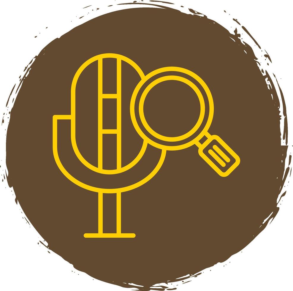 Search Line Circle Sticker Icon vector