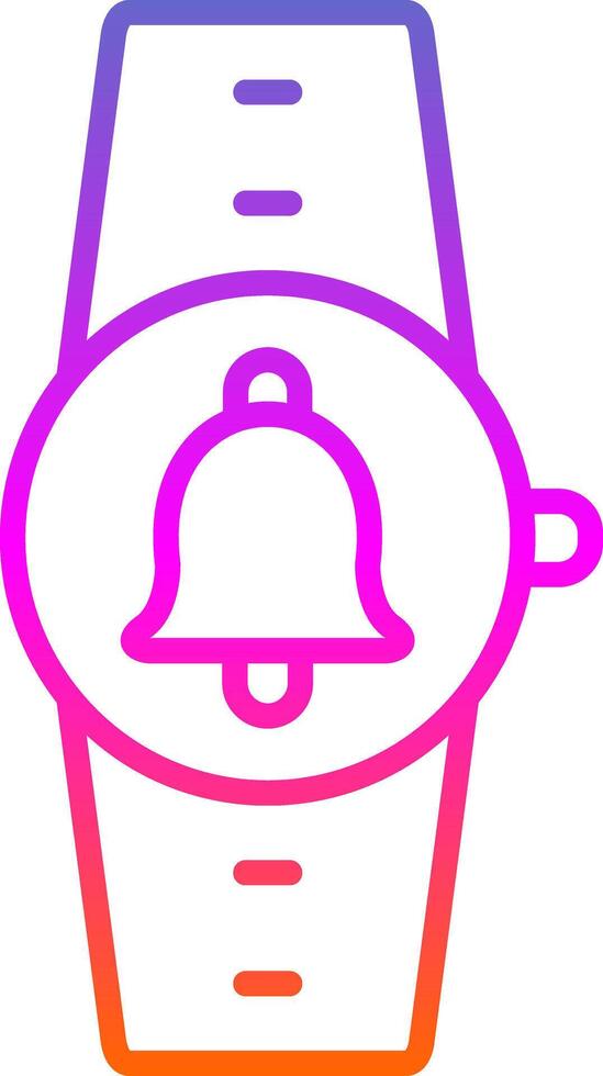 Notification Line Circle Sticker Icon vector