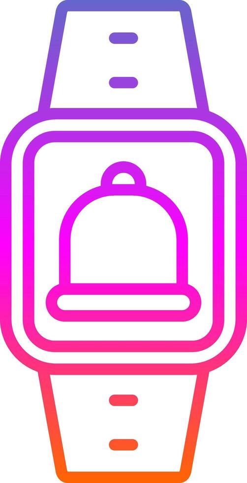 Notification Line Circle Sticker Icon vector