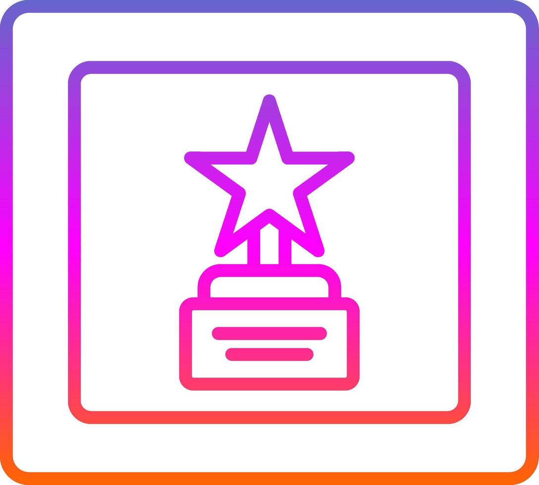 Frame Line Circle Sticker Icon vector
