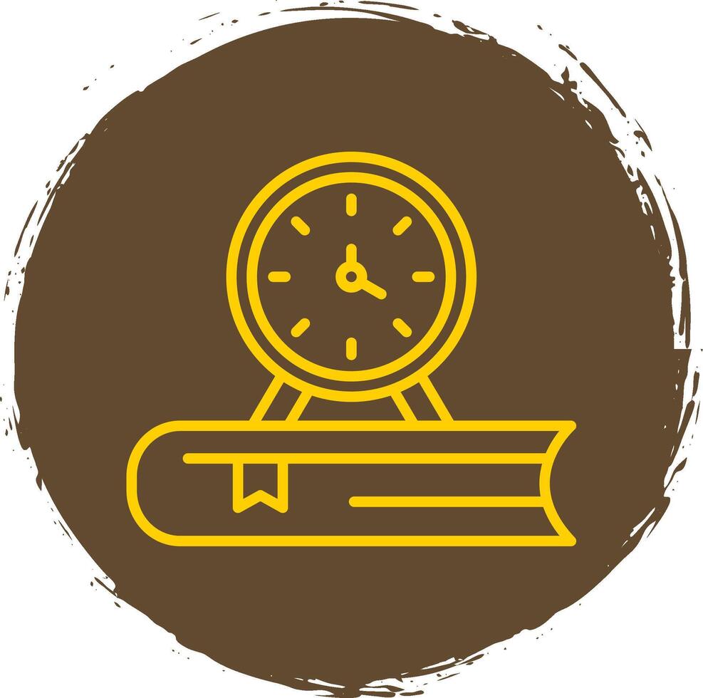 Punctuation Line Circle Sticker Icon vector