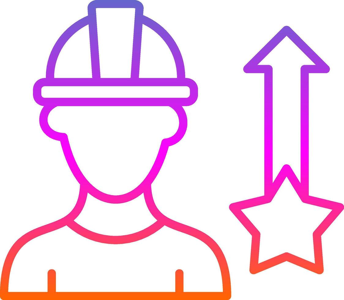 C Clamp Line Circle Sticker Icon vector