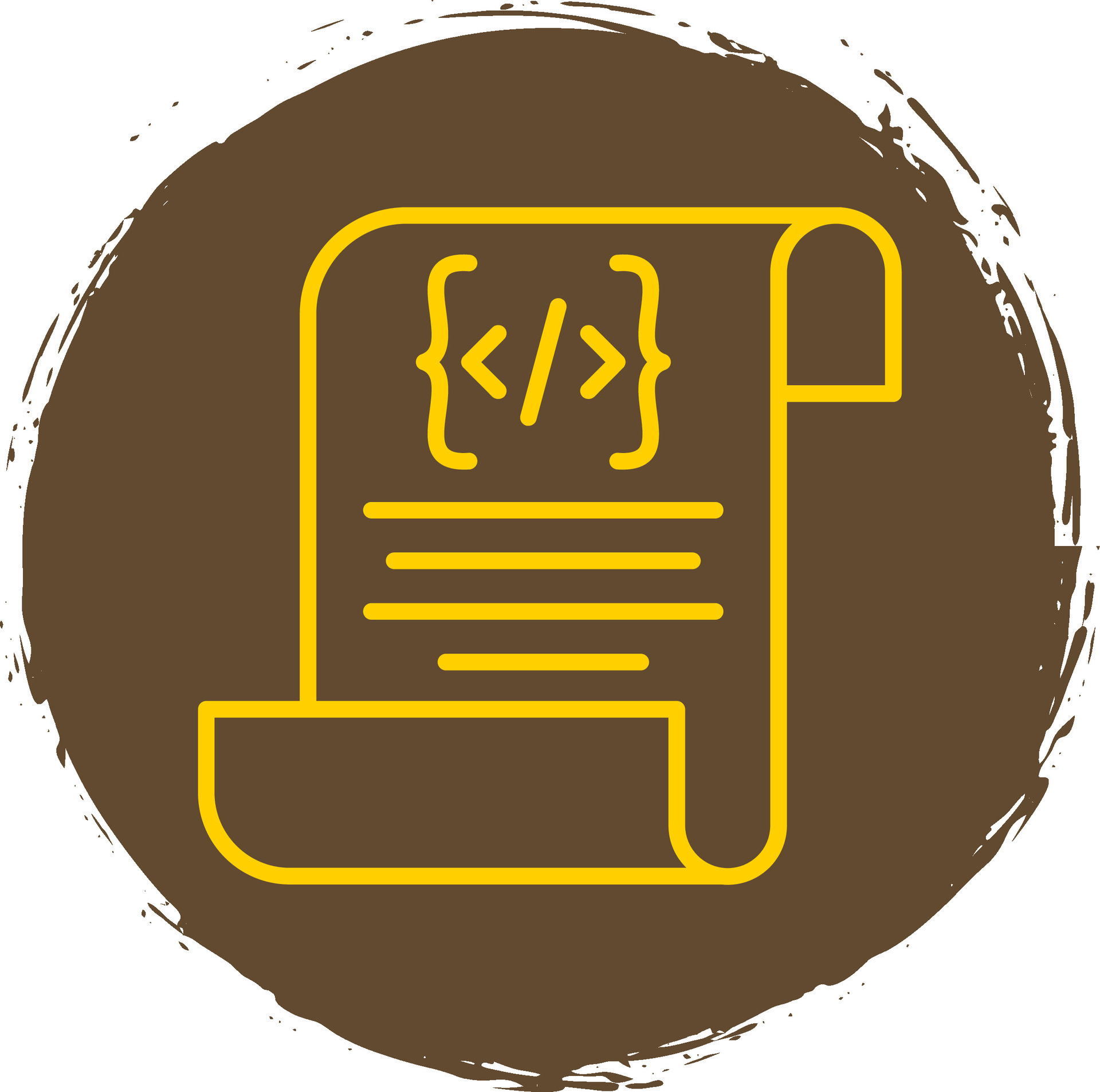 Script Line Circle Sticker Icon 43976606 Vector Art at Vecteezy