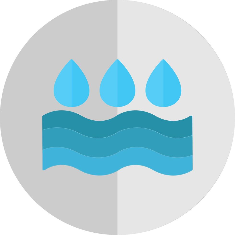 Water Flat Scale Icon Design vector